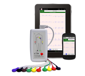 EC-12RM Cardiospy Mobile Androidra 12 csatornás nyugalmi EKG rendszer