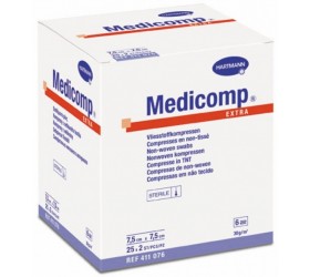 Medicomp Extra sebfedőlap 10x10 (25x2db/doboz) 6 rétegű steril