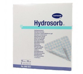 Hydrosorb steril átlátszó hidrocellás gélkötszer 10x10 (5db/doboz)