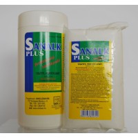 Sanalk Plus fertőtlenítő törlőkendő utántöltő Alkoholt nem tartalmaz! - 100db/tasak